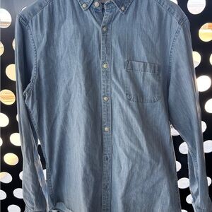 Esprit Denim Button Down Shirt • Medium